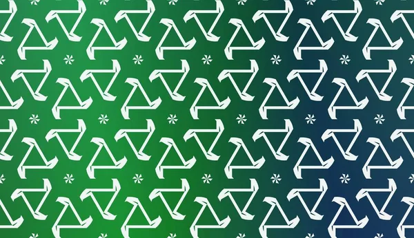 Geometrik desenle şablon. Vektör Illustration. Üçgenler stili. Renkli degrade arka plan