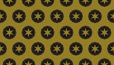 Renk tasarımı geometrik deseni. Dikişsiz vektör illüstrasyon sarı renk.