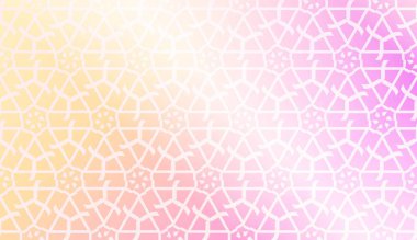 Vektör Tasarımı. Üçgenler Hattı ile İllüstrasyon. Modern Dekoratif Arka Plan. Pastel degrade rengi