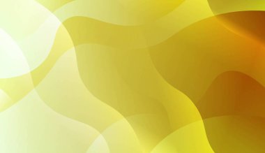 Dalga yeşil sarı degrade şekli Ile Soyut Arkaplan. Fütüristik reklam için, kitapçıklar. Renk gradyan ile vektör Illustration