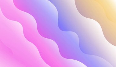 Arka plan doku hatları, dalga. Başlık sayfası, reklam, poster, banner Için tasarım. Renk gradyan ile vektör Illustration.