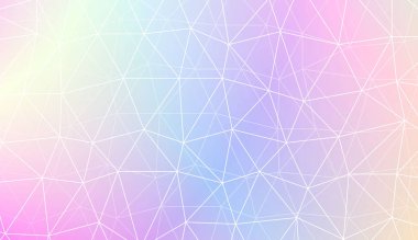 Degrade ile üçgen tarzı ile soyut çokgen desen renkli illüstrasyon. İşiniz, sunumunuz, moda baskınız için. Vektör illüstrasyon. Yaratıcı degrade rengi.