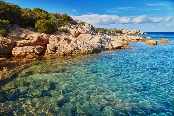 Paisagem Panorâmica Costa Esmeralda Sardenha Itália — Fotografia de Stock