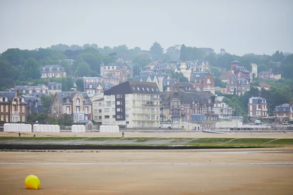 Bojen Strand Von Villers Sur Mer Der Normandie Frankreich Einem — Stockfoto