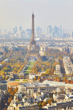 Paris'in merkezindeki hava doğal görünümü