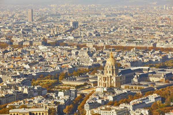 Vista panorámica aérea del centro de París — Foto de Stock