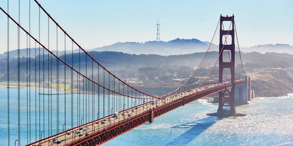 Γέφυρα Γκόλντεν Γκέιτ στο Σαν Φρανσίσκο, Καλιφόρνια, ΗΠΑ. — Φωτογραφία Αρχείου