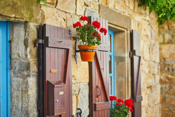 Όμορφη Οδός Του Camaret Sur Mer Δημοφιλές Τουριστικό Αξιοθέατο Στο — Φωτογραφία Αρχείου