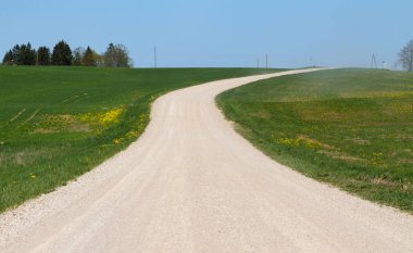 Boş dolambaçlı yol Hill.