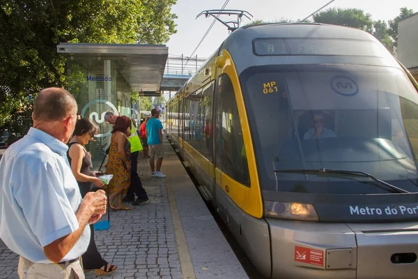 Porto Portugal September Porto One Oldest European Centres Light Rail — Stock Photo, Image