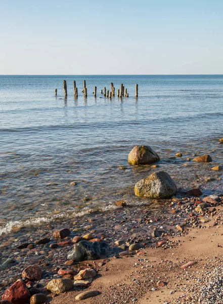 Θέα Στην Ακτογραμμή Της Βαλτικής Θάλασσας — Φωτογραφία Αρχείου