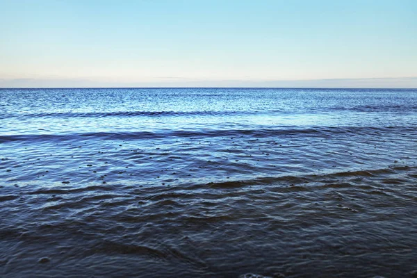 Vista Para Mar Báltico Chuva — Fotografia de Stock