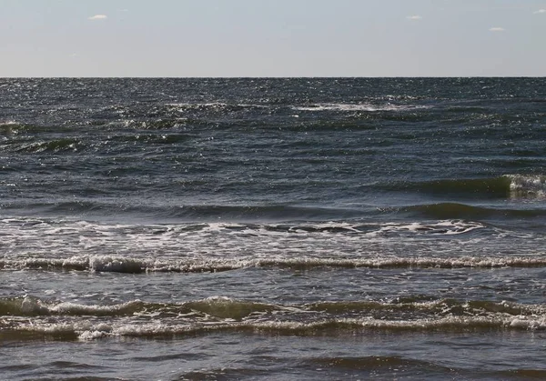Aguas Del Mar Báltico Onduladas Grises — Foto de Stock
