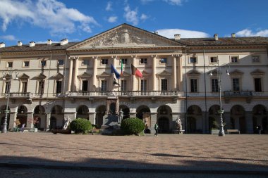 İtalya, Aosta - 6 Temmuz: Aosta bulunduğu, İtalyan Alpleri bölgesidir. Orta kare o görüntülemek