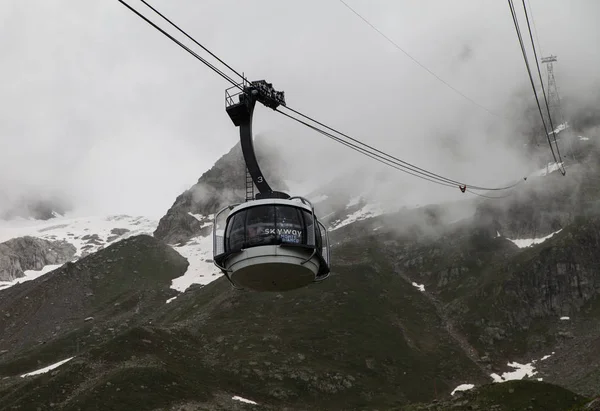 Italia Courmayeur Julio Mont Blanc Montaña Más Alta Los Alpes —  Fotos de Stock