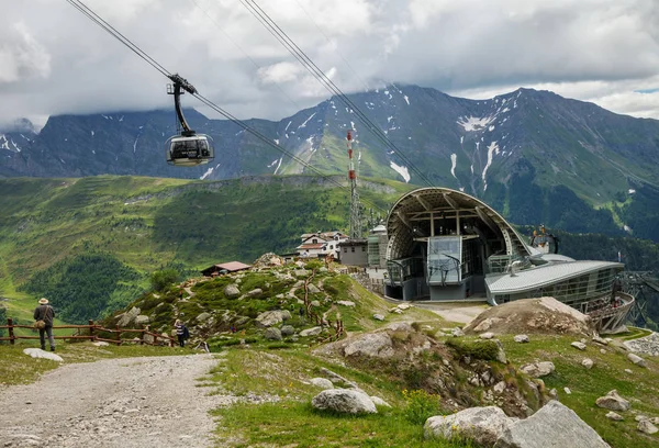 Italia Corso Luglio Monte Bianco Montagna Più Alta Delle Alpi — Foto Stock