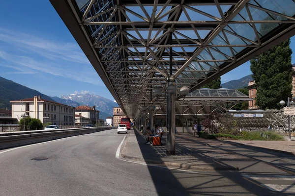 Italië Aosta Juli Aosta Gelegen Regio Italiaanse Alpen Zicht Naar — Stockfoto