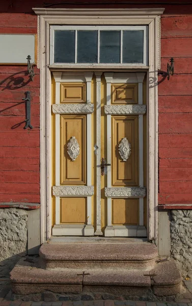 Wooden Door Old City — Stock Photo, Image
