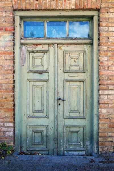 Staré Omšelé Dveře — Stock fotografie