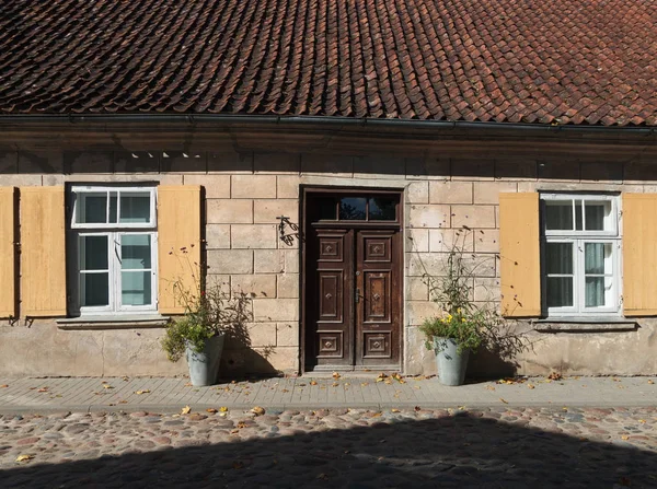 View Street Old Town Latvia — Stock Photo, Image