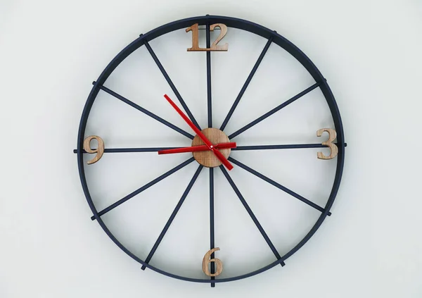 Reloj Pared Tiempo Mostrado — Foto de Stock