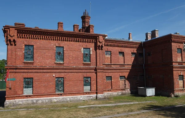 Velha Casa Prisão Letónia — Fotografia de Stock