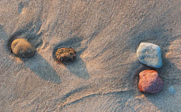 Barevné Kameny Písek Pozadí — Stock fotografie