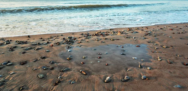 Pozzanghera Sulla Costa Del Mar Baltico — Foto Stock