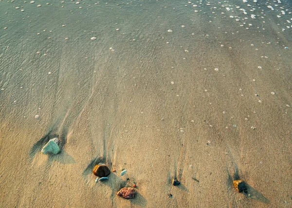 Dettaglio della costa del mare . — Foto Stock