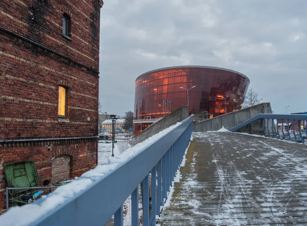 Nowa sala koncertowa wielki bursztyn. — Zdjęcie stockowe