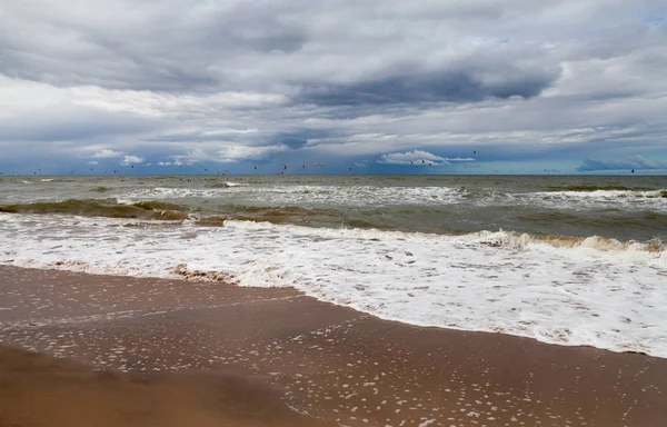 Bouře na moři. — Stock fotografie