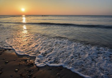 Baltık Denizi kıyısında görüntülemek.