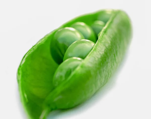 Pod with fresh green peas. — Stock Photo, Image