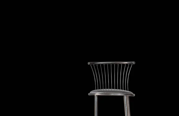 Alter Stuhl aus Metall. — Stockfoto