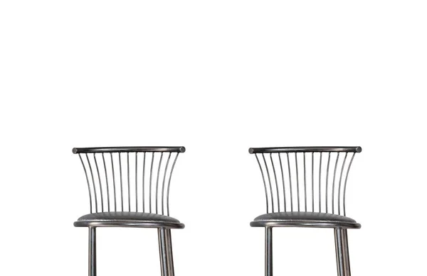 Dwa stare metalowe krzesła. — Zdjęcie stockowe