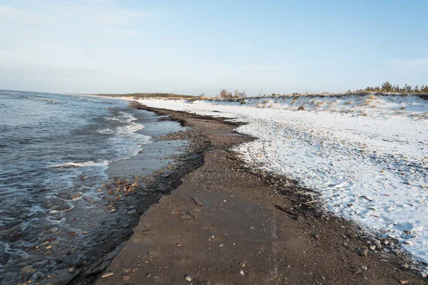 Winter natuur van zee. — Stockfoto