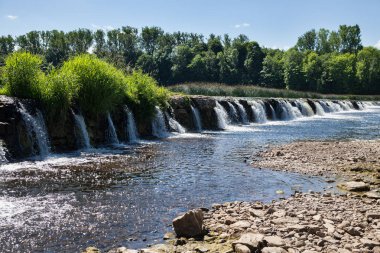 Kuldiga'da güzel şelale.