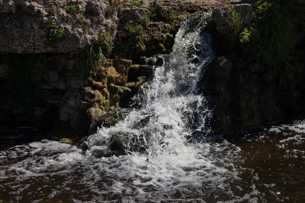 Bela cachoeira em Kuldiga . — Fotografia de Stock