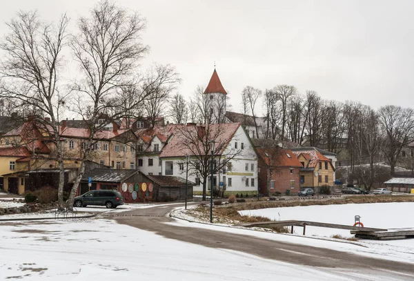 Utsikt över färgglada gamla stan. — Stockfoto