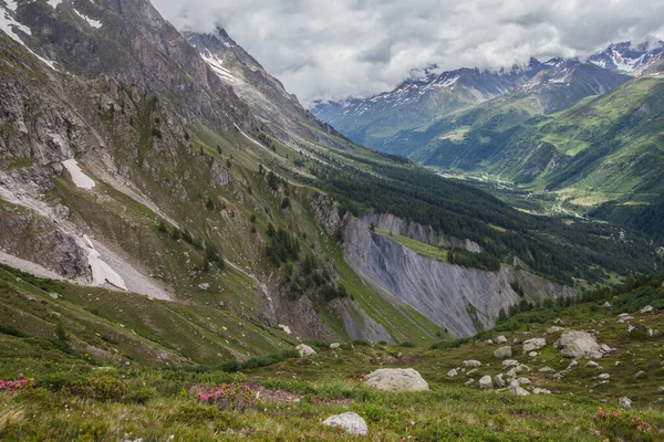 Blick auf den Mont Blanc. — Stockfoto