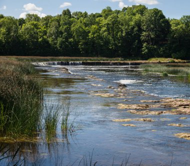 Kuldiga'da güzel şelale.
