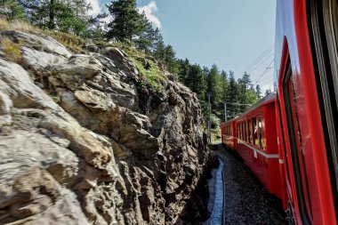 Kızıl trenle İsviçre dağlarına git..