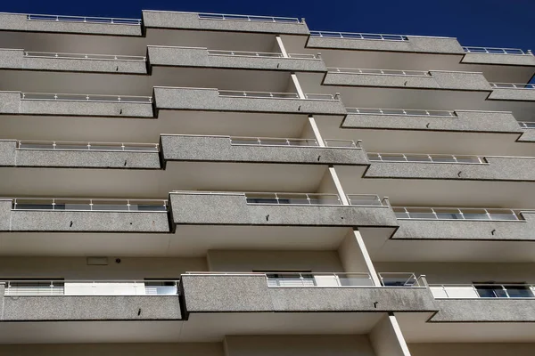 View Hotel House Balconies — Stock Photo, Image