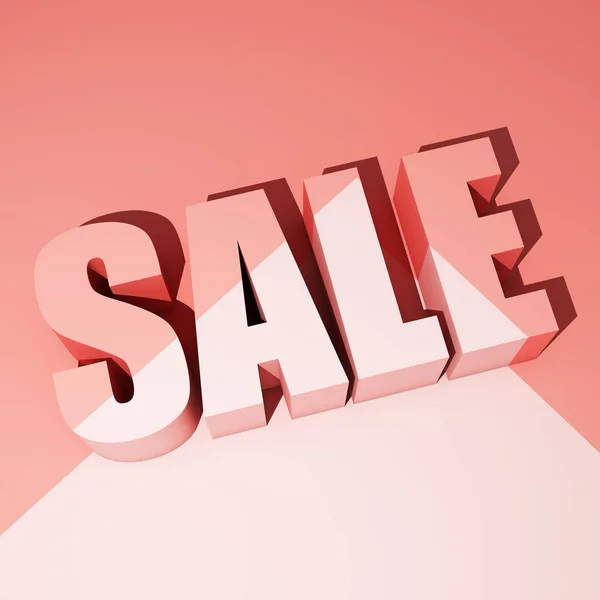 Colorful Poster Sale Words Illustration — Stock Photo, Image