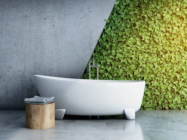 Bathroom garden — Stock Photo, Image