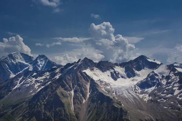 Elbrus Berge Sommer Größere Kaukasusberge Vom Elbrus — Stockfoto