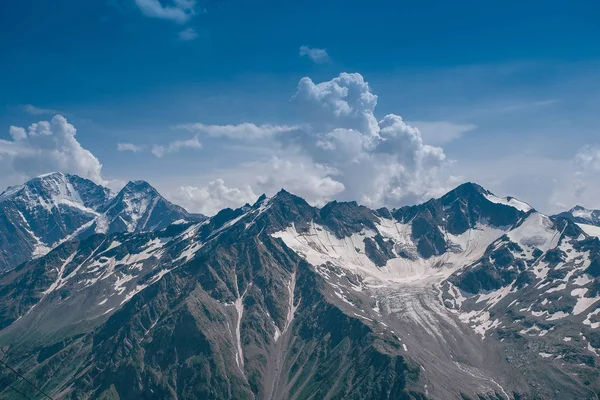 Elbrus Montagne Estate Grandi Montagne Del Caucaso Dal Monte Elbrus — Foto Stock