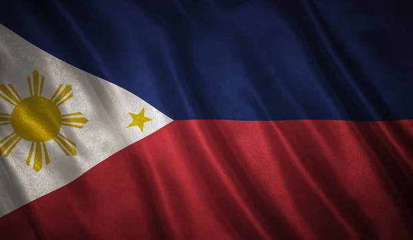 元の縦横比とフラグを設定します フィリピンの国旗 — ストック写真