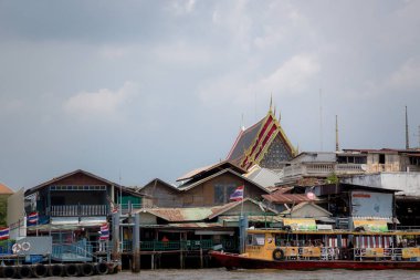 Görünüm Chao Phraya Nehri, Tayland