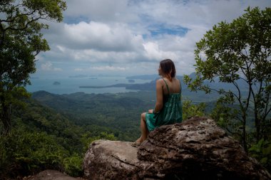 Kız güzel bir görünüme sahiptir, Krabi, Tayland